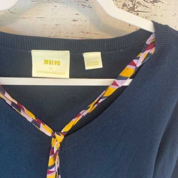 Maeve Loretta cropped tie neck sweater - Picture 7 of 9